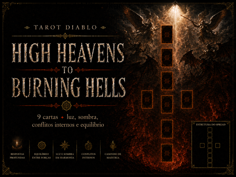 Imagem do serviço Tarot - From High Heavens to the Burning Hell - 9 Cartas